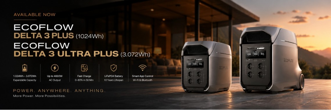 EcoFlow Delta 3 Plus dan Ultra Plus